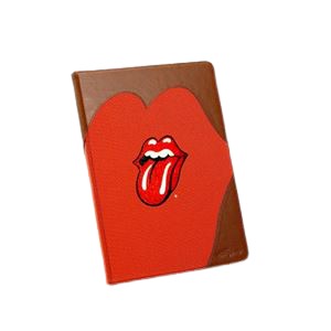 【iPad mini 3/iPad mini 2/iPad mini】ZENUS Rolling Stones Classic Tongue Cambridge Diary オレンジ - 拡大画像
