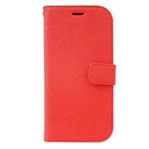 【らくらくスマートフォン3 F-06F】ZENUS Minimal Diary（ミニマルダイアリー）（red） - 拡大画像