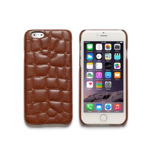 iPhone6s/6 ケース ZENUS Croco Quilting Bar（ゼヌス クロコキルティングバー）アイフォン（Bar Brown）