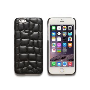 iPhone6s/6 ケース ZENUS Croco Quilting Bar（ゼヌス クロコキルティングバー）アイフォン（Bar Black） - 拡大画像