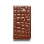 iPhone6s/6 ケース ZENUS Croco Quilting Diary（ゼヌス クロコキルティングダイアリー）アイフォン（Brown）