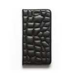 iPhone6s/6 ケース ZENUS Croco Quilting Diary（ゼヌス クロコキルティングダイアリー）アイフォン（Black）