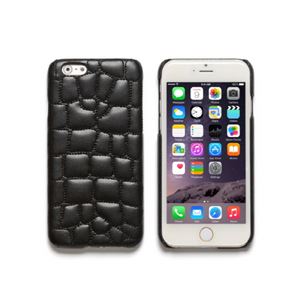 iPhone6s Plus/6 Plus ケース ZENUS Croco Quilting Bar（ゼヌス クロコキルティングバー）アイフォン（Bar Black） - 拡大画像