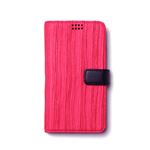 多機種対応スマートフォンマルチケース ZENUS Pleats Diary（ゼヌス プリーツダイアリー）（Pink）