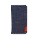 多機種対応スマートフォンマルチケース ZENUS Denim Diary（ゼヌス デニムダイアリー）（Deep Blue）