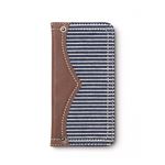 iPhone6s ケース 手帳型 ZENUS Denim Stripe Diary（ゼヌス デニムストライプダイアリー）アイフォン iPhone6（navy）