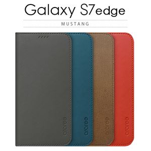 araree Galaxy S7 edge MUSTANG Blue - 拡大画像
