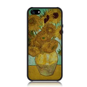 araree iPhone5/5s Amy Art Painting Sunflowers - 拡大画像