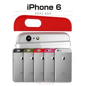araree iPhone6 Pops Bar オリーブグリーン - 拡大画像