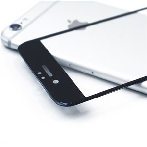 araree iPhone6/6S Core Platinum 3D 全面強化ガラスフィルム ブラックエッジ - 拡大画像