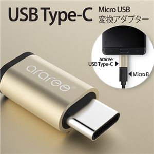araree USB Type-C Micro USB 変換アダプター - 拡大画像