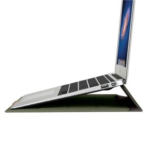 BEFiNE MacBook Air 11インチ対応 スタンドケース オリーブ