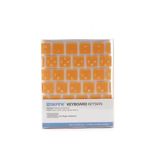BEFiNE キースキン Magic Keyboard用 キーボードカバー オレンジ - 拡大画像