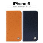 dreamplus iPhone6 Cleo Ostrich Diary オレンジ