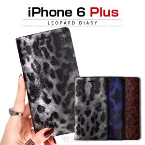 GAZE iPhone6 Plus Leopard Diary ブラウンレオパード 商品画像