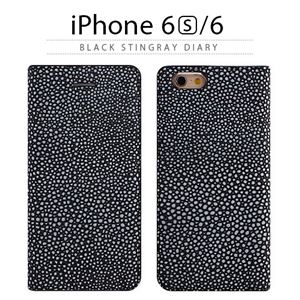 GAZE iPhone6/6S Black Stingray Diary 商品画像