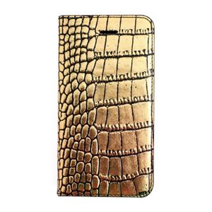 GAZE iPhone SE Gold Croco Diary 商品画像