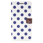 Happymori iPhone6 Plus Style Dot Diary ネイビー