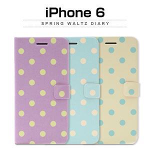 Happymori iPhone6 Spring Waltz Diary ミント - 拡大画像