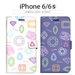 Happymori iPhone6/6S Jewellery Diary ブルーブラック