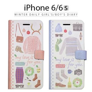 Happymori iPhone6/6S Winter Daily Boys Diary 商品画像