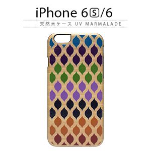 Man＆Wood iPhone6/6s 天然木ケース UV Marmalade - 拡大画像