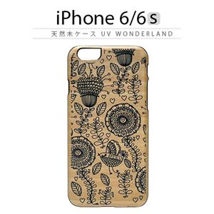 Man＆Wood iPhone6/6s 天然木ケース UV WonderLand - 拡大画像