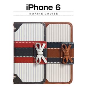 Mr.H iPhone6 Marine Cruise ブラウン - 拡大画像