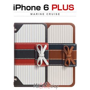 Mr.H iPhone6 Plus Marine Cruise ブラウン - 拡大画像