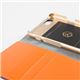 SLG Design iPhone6 D5 Edition Calf Skin Leather Diary オレンジ - 縮小画像5