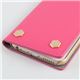SLG Design iPhone6 D5 Saffiano Calf Skin Leather Diary ダークブラウン - 縮小画像3