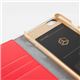 SLG Design iPhone6 D5 Saffiano Calf Skin Leather Diary ダークブラウン - 縮小画像5
