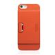 SLG iPhone5/5s D6 Italian Minerva Box Leather Card Pocket Bar オレンジ - 縮小画像6