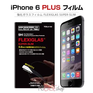 TESLA102 iPhone6 Plus 強化ガラスフィルム FLEXIGLAS Super-Slim