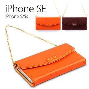 ZENUS iPhone5/5S Masstige L-Diary オレンジ - 拡大画像
