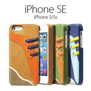 ZENUS iPhone5/5S Masstige Sneakers Bar ブルー - 拡大画像