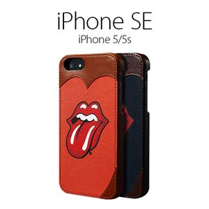ZENUS iPhone5/5s Rolling Stones Classic Tongue Cambridge Bar オレンジ - 拡大画像