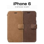 ZENUS iPhone6 Vintage Diary ビンテージブラウン