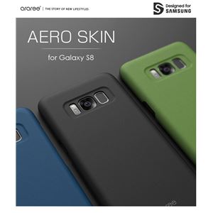 araree Galaxy S8 AERO SKIN ブラック