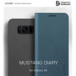 araree Galaxy S8 MUSTANG DIARY アッシュブルー