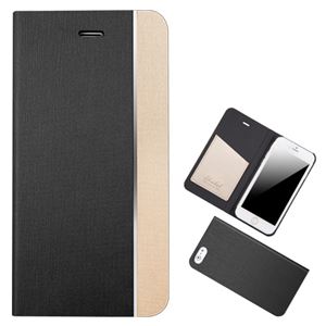 Chabel iPhone6 Metal Line Diary ブラック