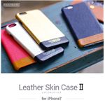 HANSMARE iPhone7 LEATHER SKIN CASE II ネイビー