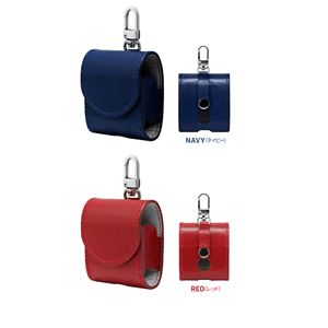 HANSMARE ITALY LEATHER AirPods CASE レッド 商品写真2