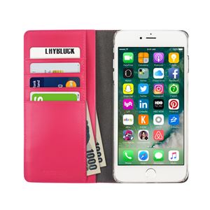 Layblock iPhone7 Plus Ribbon Classic Diary ホットピンク 商品画像