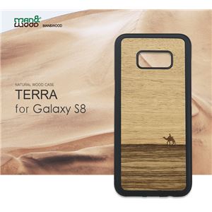 Man＆Wood Galaxy S8 天然木ケース Terra