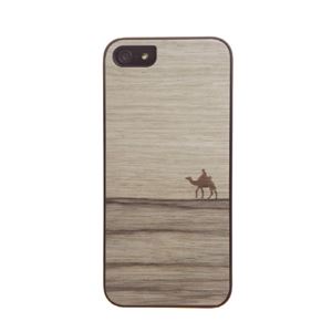 Man＆Wood iPhone5/5s Real wood case Genuine New Terra ブラックフレーム