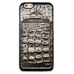 NINE OClock iPhone6 i-Pocket Premium Croco チョコシルバー