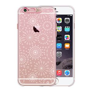 SG iPhone 6s Plus/6 Plus Clear Shield イルミネーションケース ローズゴールド ファイヤーワークス(Rose Gold Fire Works)