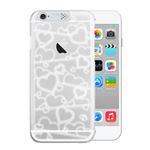 SG iPhone6 i-Clear イルミネーションケース Heart White