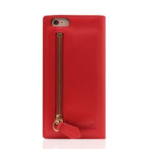 SLG Design iPhone6/6S Saffiano Zipper Case レッド 商品画像